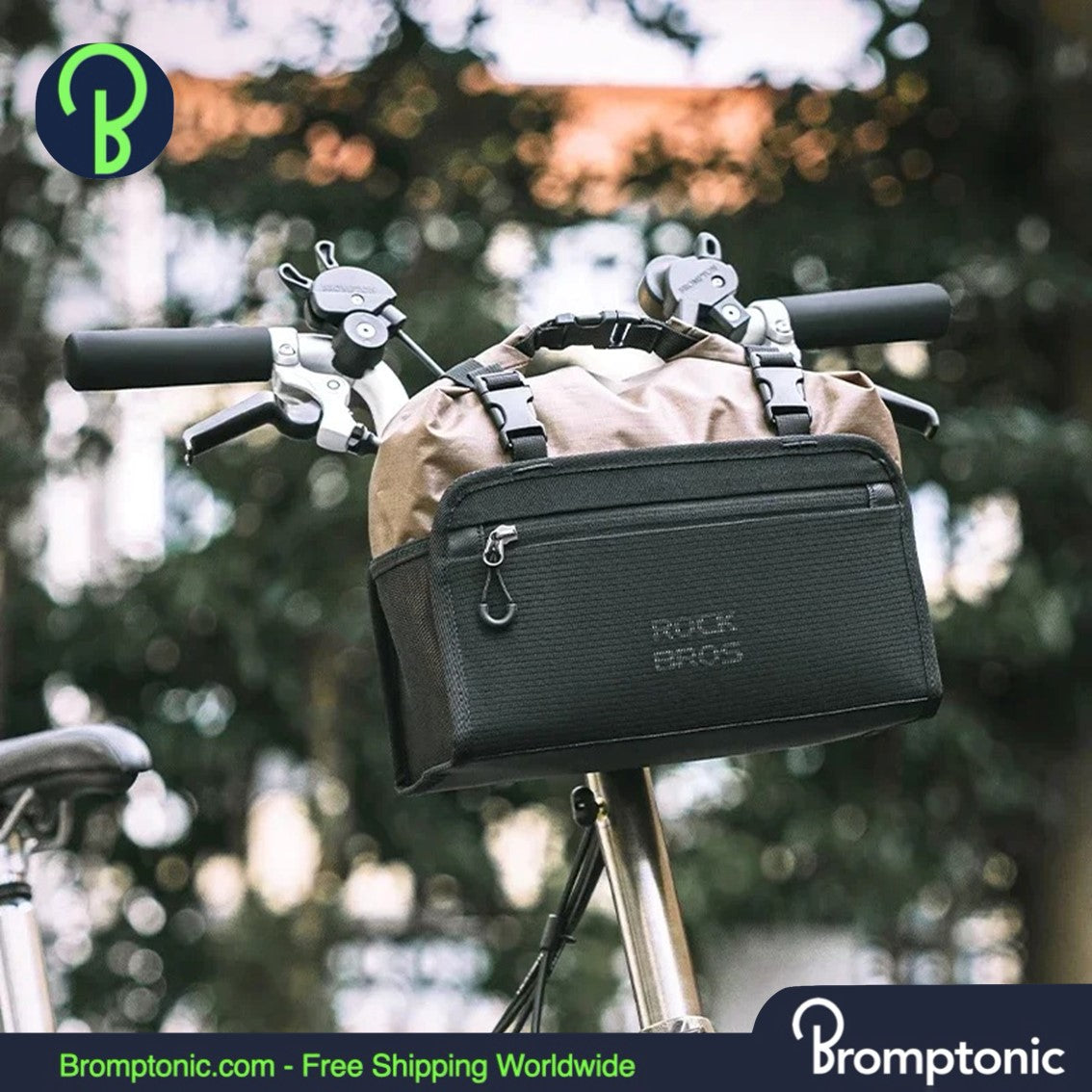 lenkertasche brompton Brompton 5,5-l-Frontlenkertasche mit großem Fassungsvermögen