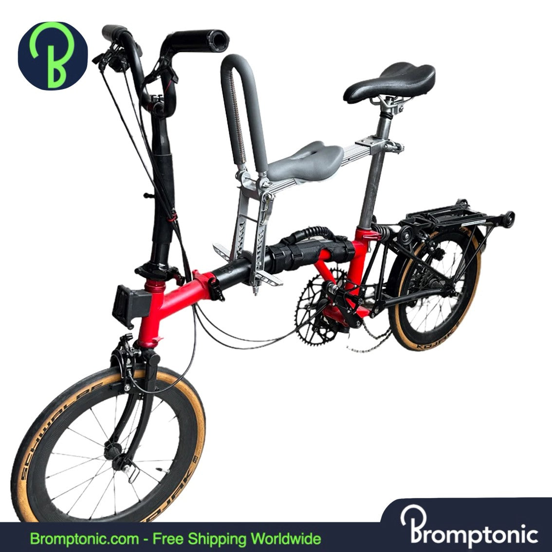 Baby Seat Kids Foldable Bike Brompton Folding Child Seat Brompton