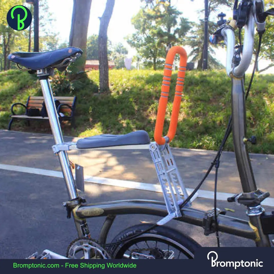klapprad mit kindersitz Brompton Kindersitz
