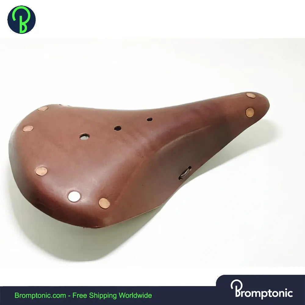 Vintage Retro Leather Seat For Brompton Bromptonic