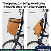 Brompton Foldable Handlebar Shopping Bag 17L/24L, view 5, Bromptonic accessory