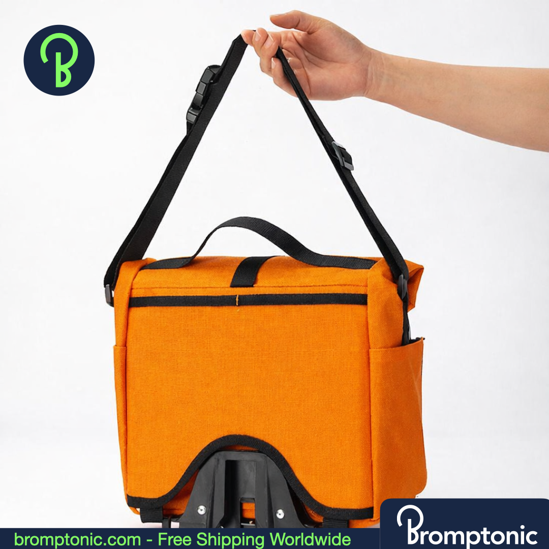Brompton 7–10L Roll-Top Handlebar Storage Bag, view 3, Bromptonic accessory