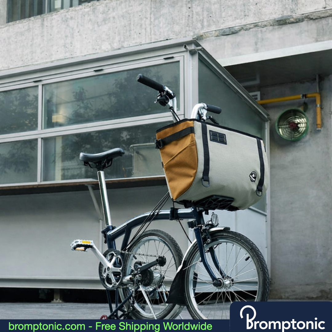 Brompton Foldable Handlebar Shopping Bag 17L/24L, view 7, Bromptonic accessory