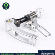Brompton G-Line Seat Tube Clamp, Silver Purple, Bromptonic accessory