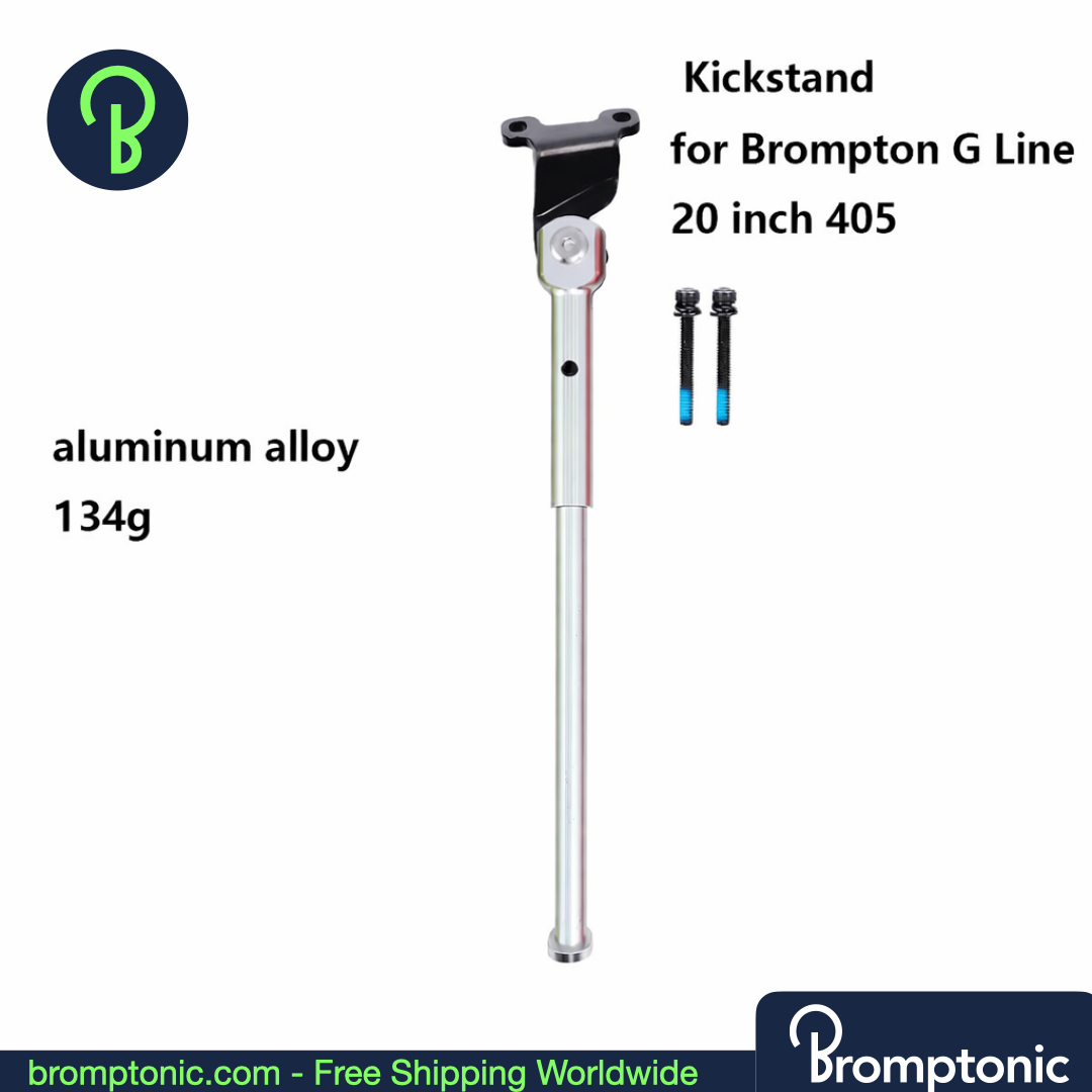 Brompton G Line 20-Inch Bicycle Side Kickstand, view 16, Bromptonic accessory