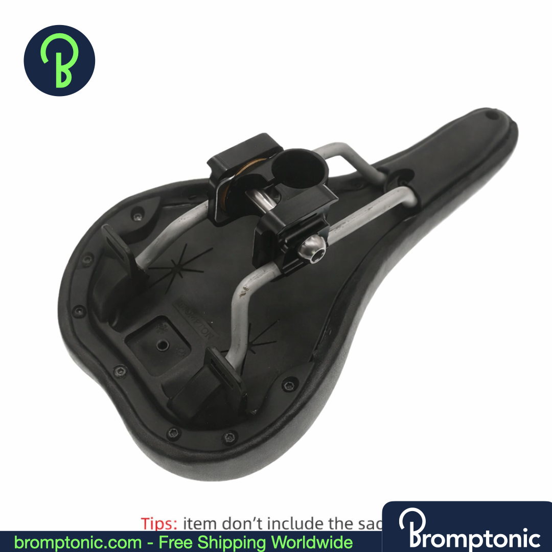 Brompton Seatpost Saddle Clamp for Folding Bikes, Silver, Bromptonic accessory