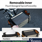 Brompton Foldable Handlebar Shopping Bag 17L/24L, view 16, Bromptonic accessory