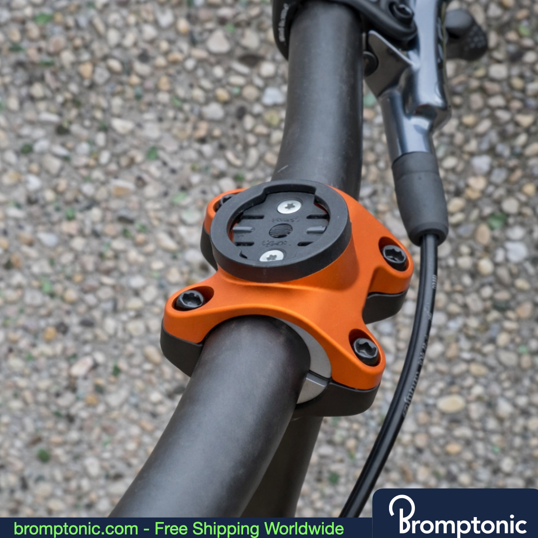 Brompton G-Line Bicycle Computer and Light Mount, view 5, Bromptonic accessory
