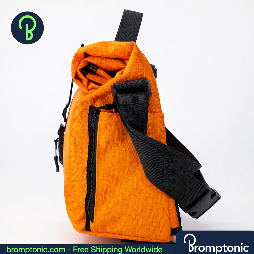 Brompton 7–10L Roll-Top Handlebar Storage Bag, view 18, Bromptonic accessory