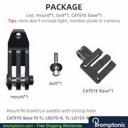 Brompton Saddle Mount Holder for Light or Camera, view 12, Bromptonic accessory