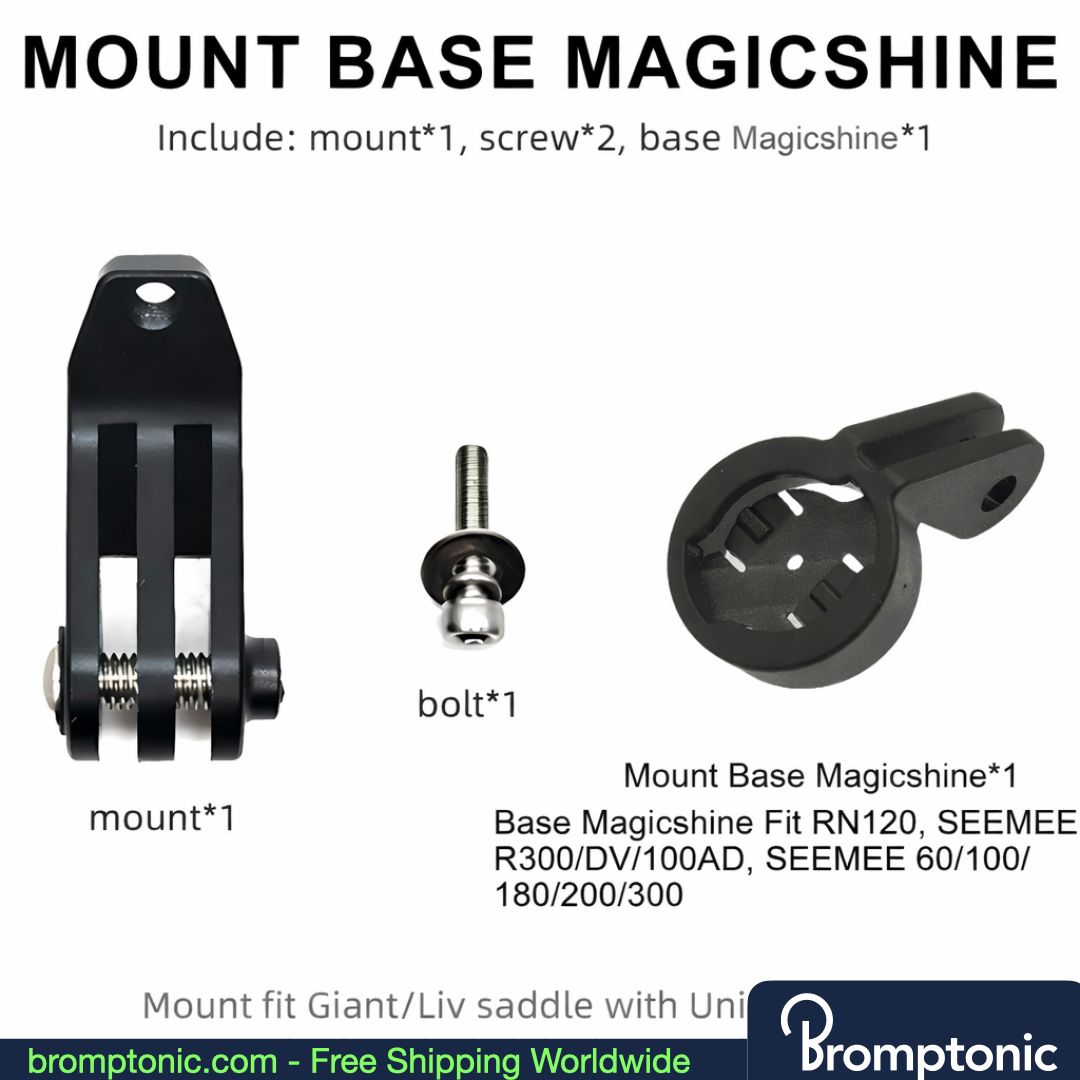 Brompton Saddle Mount Holder for Light or Camera, view 21, Bromptonic accessory
