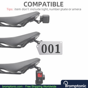 Brompton Saddle Mount Holder for Light or Camera, Mount Base Magicshin, Bromptonic accessory
