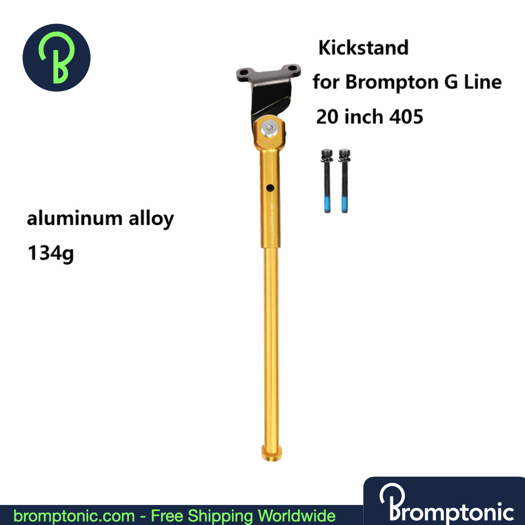 Brompton G Line 20-Inch Bicycle Side Kickstand, view 14, Bromptonic accessory