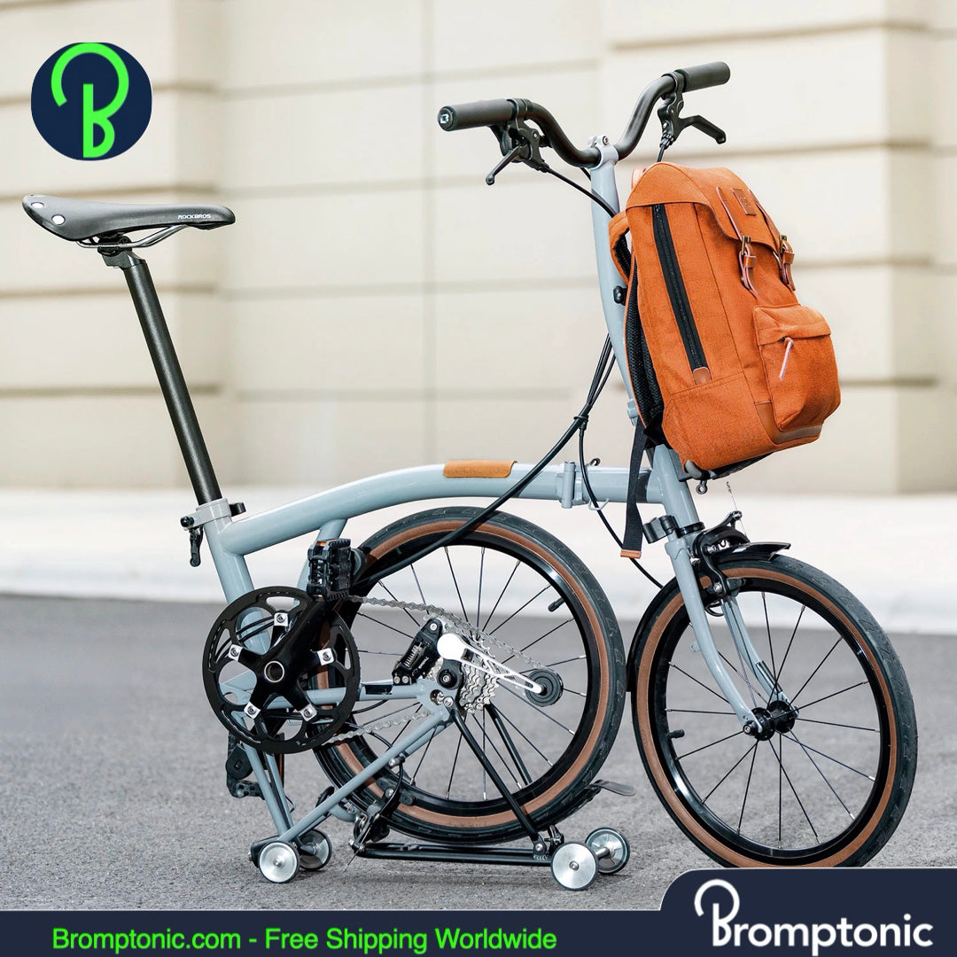 Brompton Folding Bike Backpack 8.3L – Retro Multifunctional City Bag
