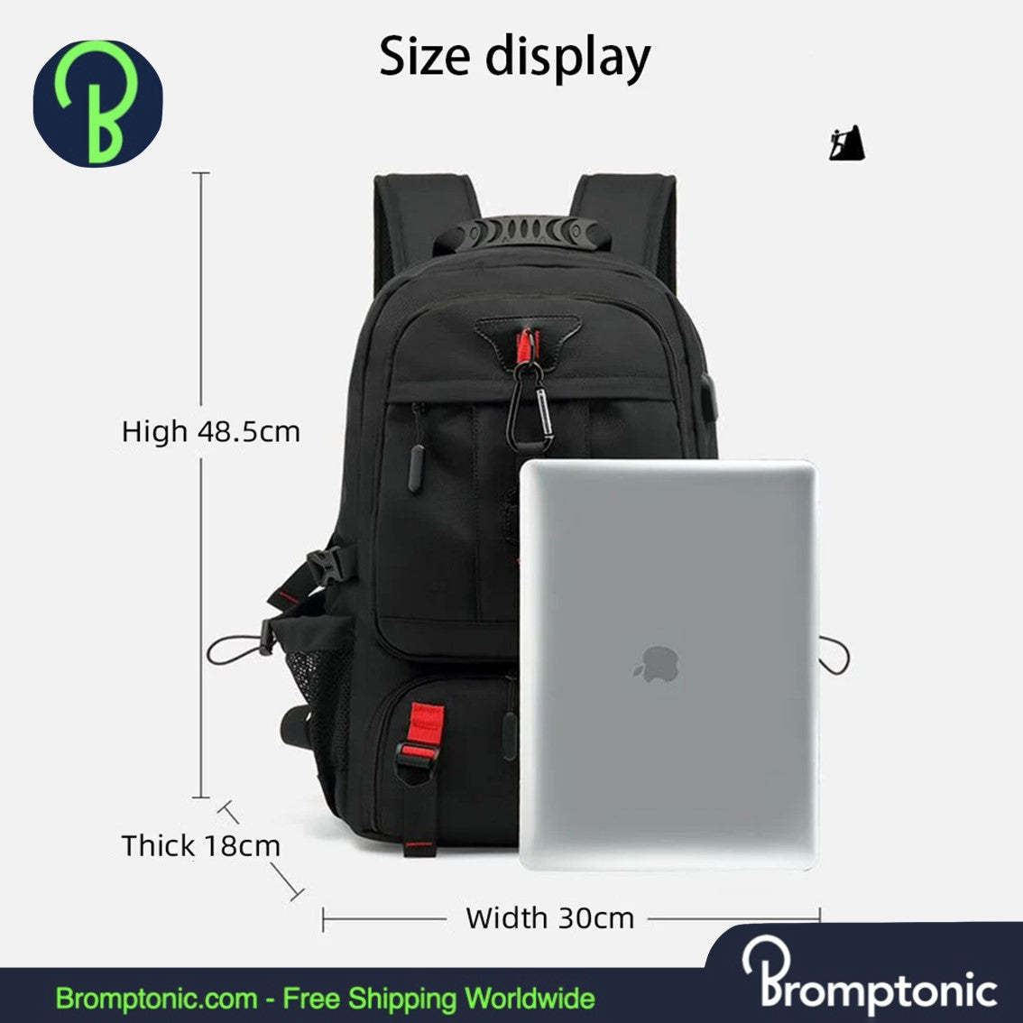 Brompton Trekking Backpack 38L Travel Outdoor Bag