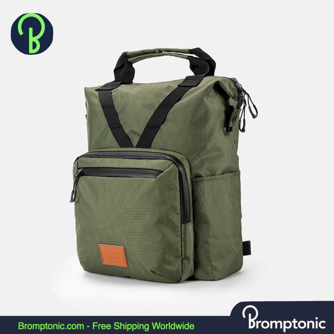 アクセサリー BROMPTON BACKPACK Borough Waterproof Backpack M + Frame Graphite for Brompton