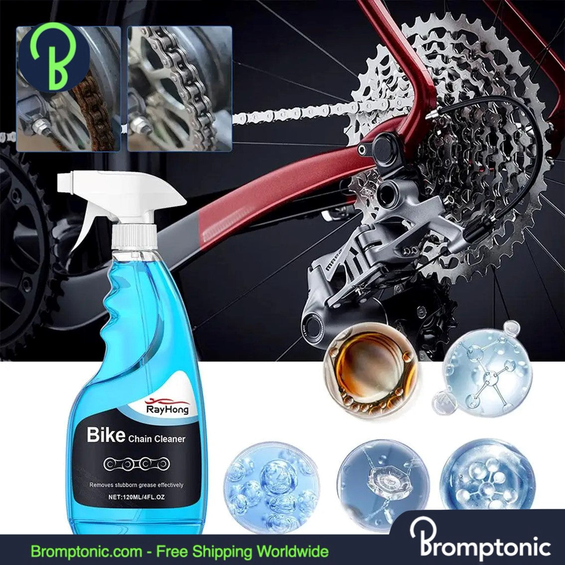Brompton Chain Cleaner Spray 120ML