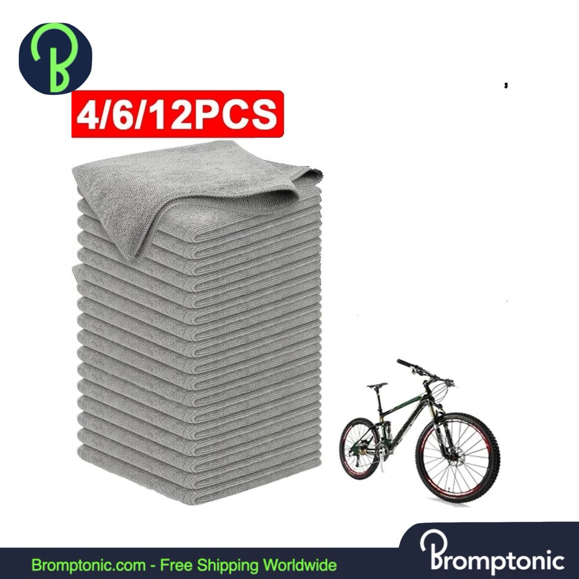 Brompton Microfiber Cleaning Cloths