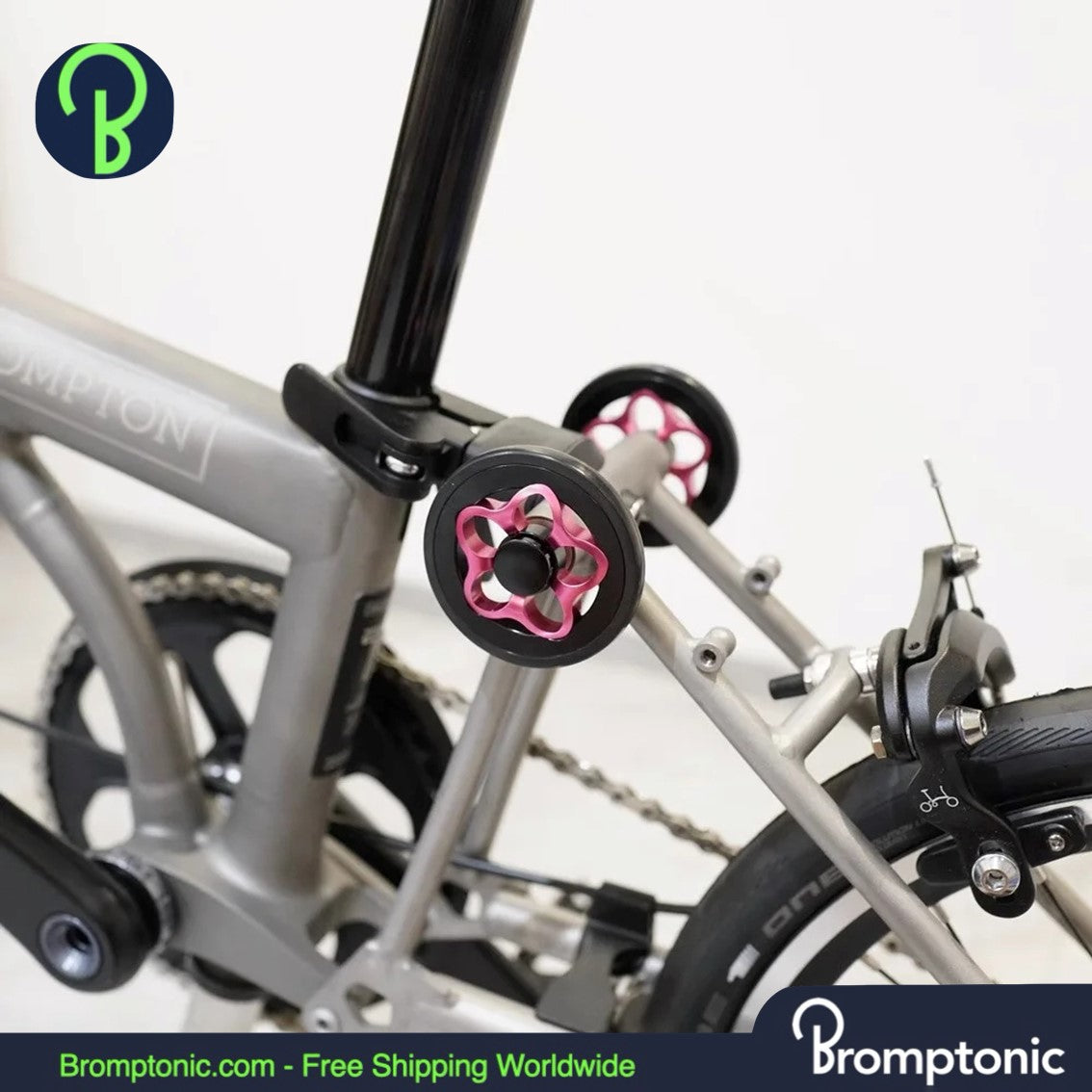 Rueda auxiliar ligera Brompton Easy Wheel 70mm