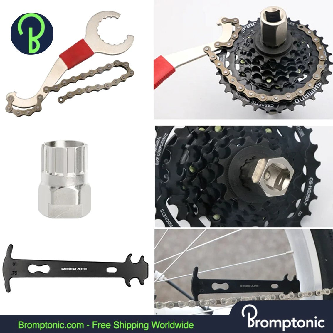 fahrrad reparatur kerpen Brompton Fahrrad-Reparatur-Werkzeugsatz mit Ketten- und Kurbelwerkzeug