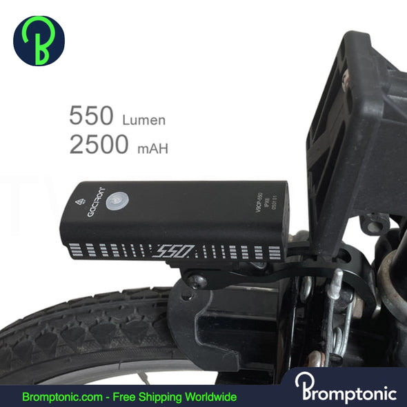 Brompton batterijverlichting vooraan