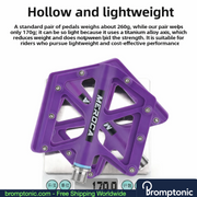 Brompton Ultralight Folding Bike Platform Pedals, view 9, Bromptonic accessory