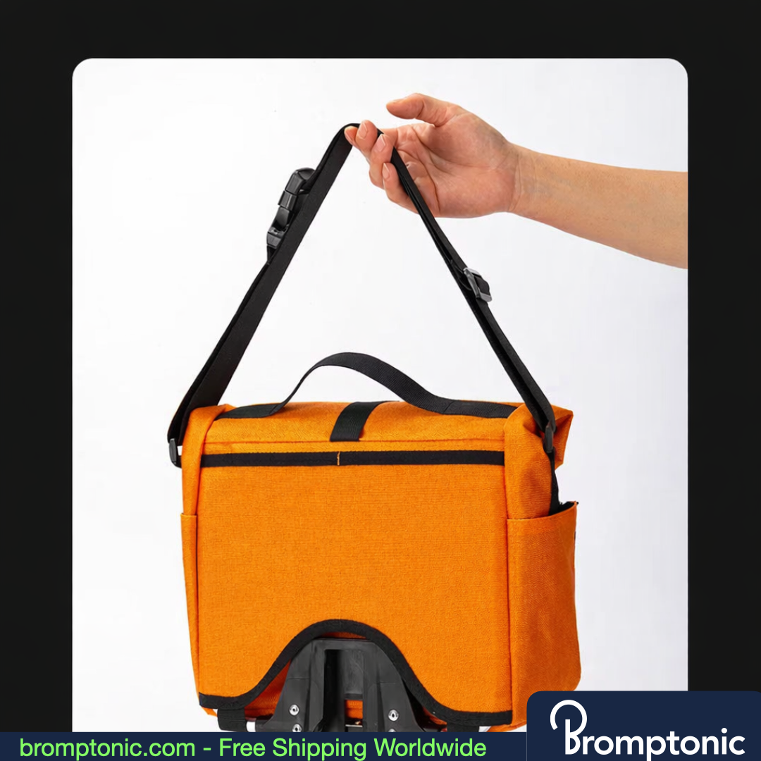 Brompton 7–10L Roll-Top Handlebar Storage Bag, view 13, Bromptonic accessory