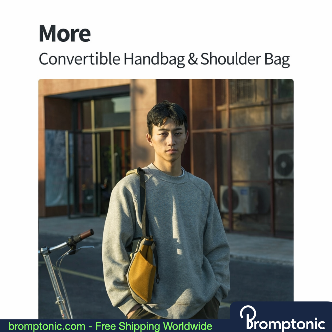 Brompton Foldable Handlebar Shopping Bag 17L/24L, view 19, Bromptonic accessory