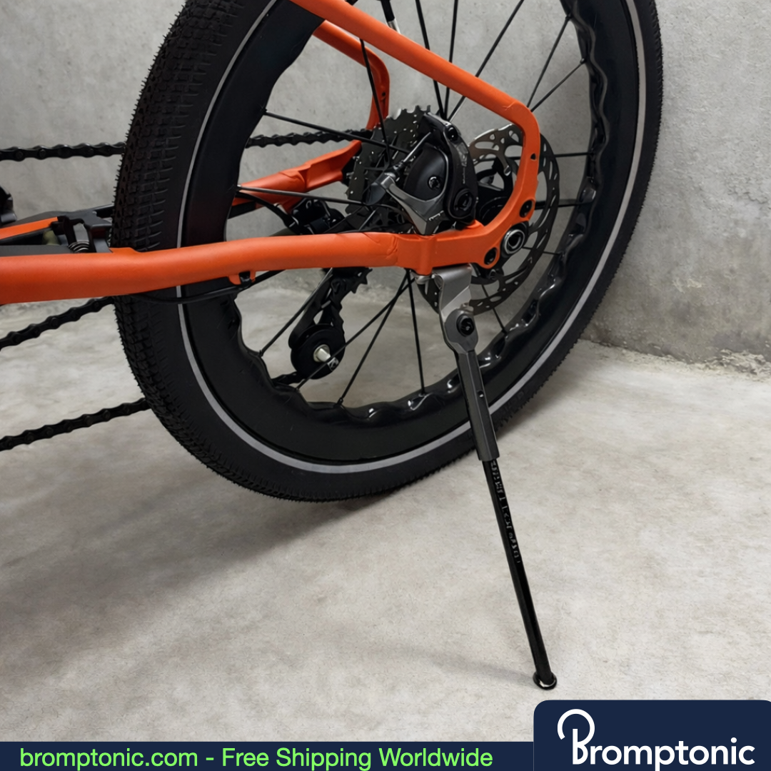 Brompton G-Line 20-Inch Titanium Bicycle Kickstand, titanium, Bromptonic accessory