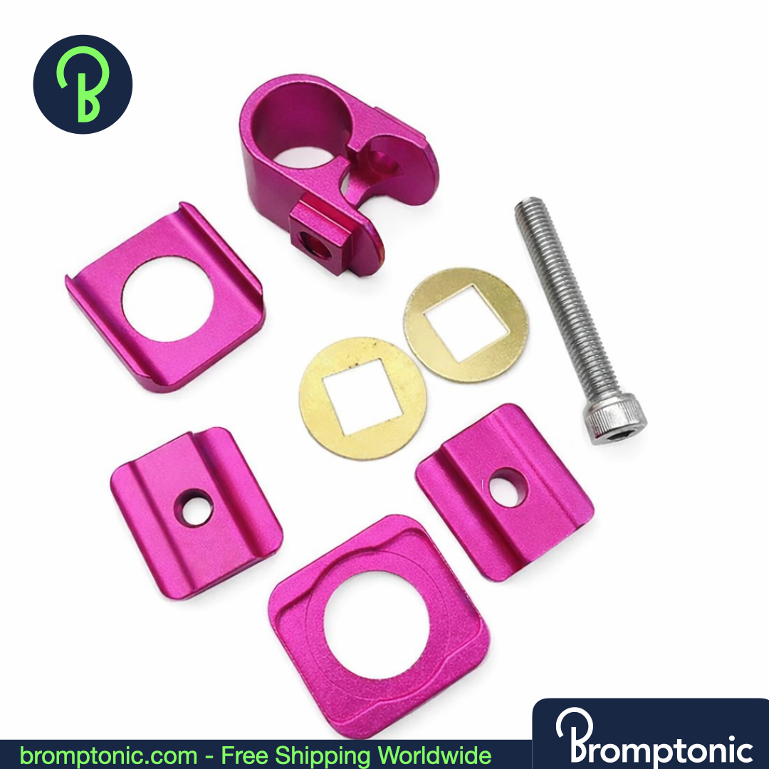 Brompton Seatpost Saddle Clamp for Folding Bikes, Green, Bromptonic accessory