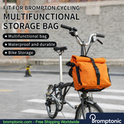 Brompton 7–10L Roll-Top Handlebar Storage Bag, view 6, Bromptonic accessory