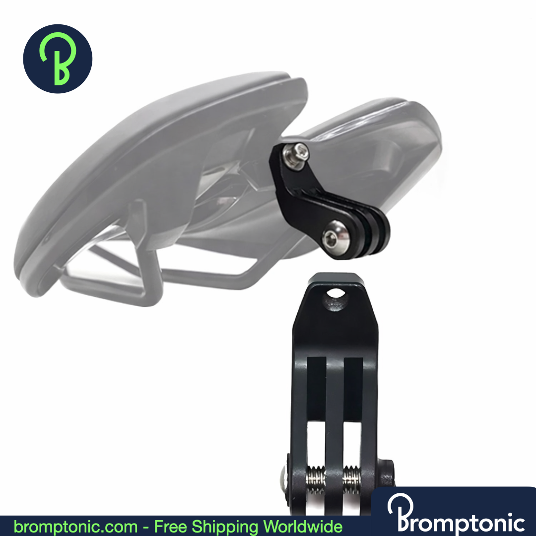 Brompton Saddle Mount Holder for Light or Camera, Mount Xlite 200 Base, Bromptonic accessory