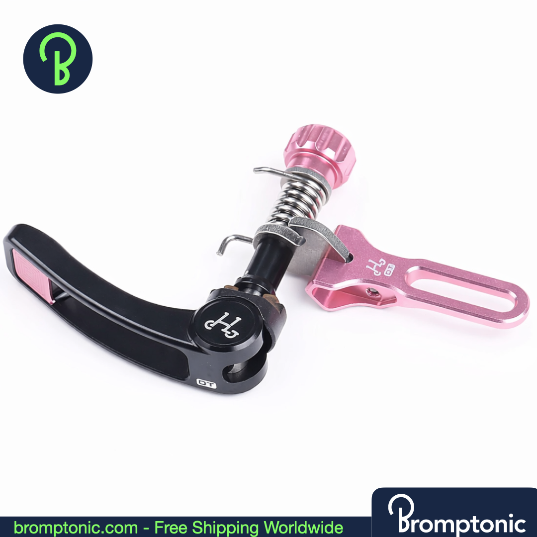Brompton G-Line Seat Tube Clamp, Black Silver, Bromptonic accessory