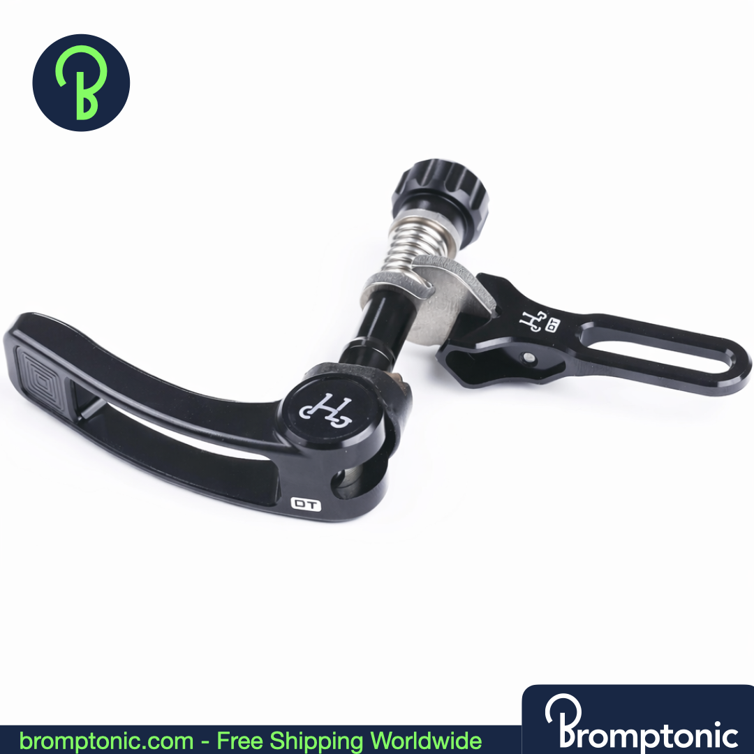 Brompton G-Line Seat Tube Clamp, Silver Black, Bromptonic accessory