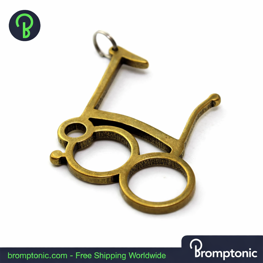 Brompton Key Chain, carbon Opened, Bromptonic accessory