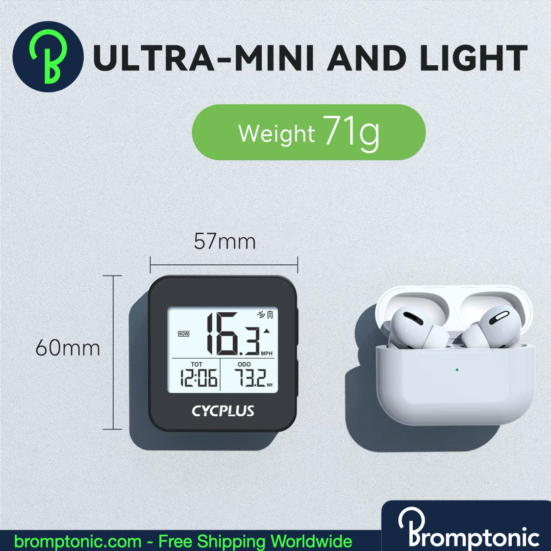 Brompton GPS Bike Computer – Ultra-Mini, Lightweight & Accurate