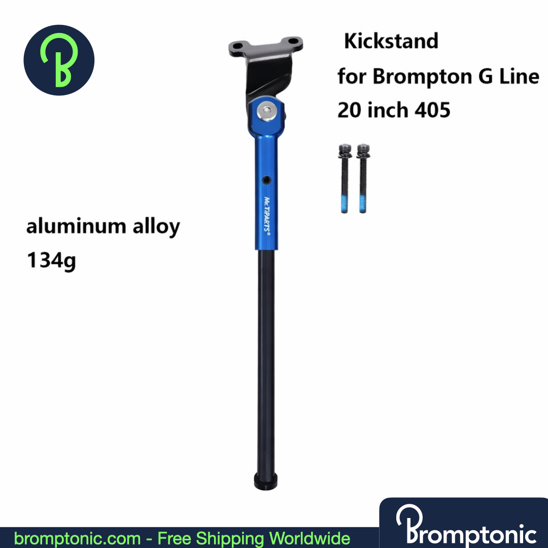 Brompton G Line 20-Inch Bicycle Side Kickstand, view 11, Bromptonic accessory