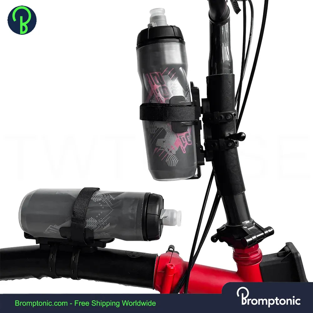 Water bottle holder deals for folding bike
