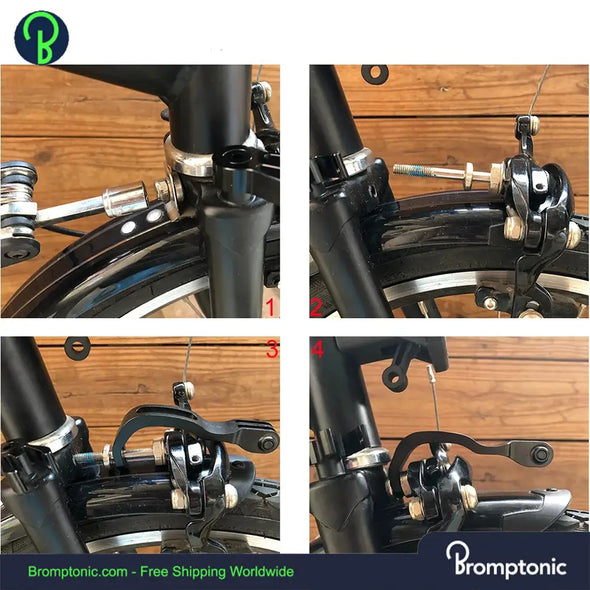Brompton Front Bracket With Light Adapters