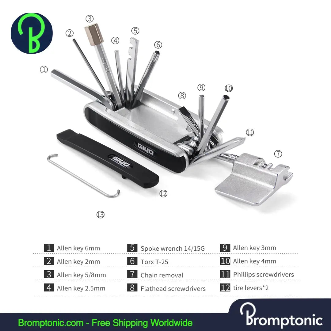 Bicycle Repair Tool Kit for your Brompton