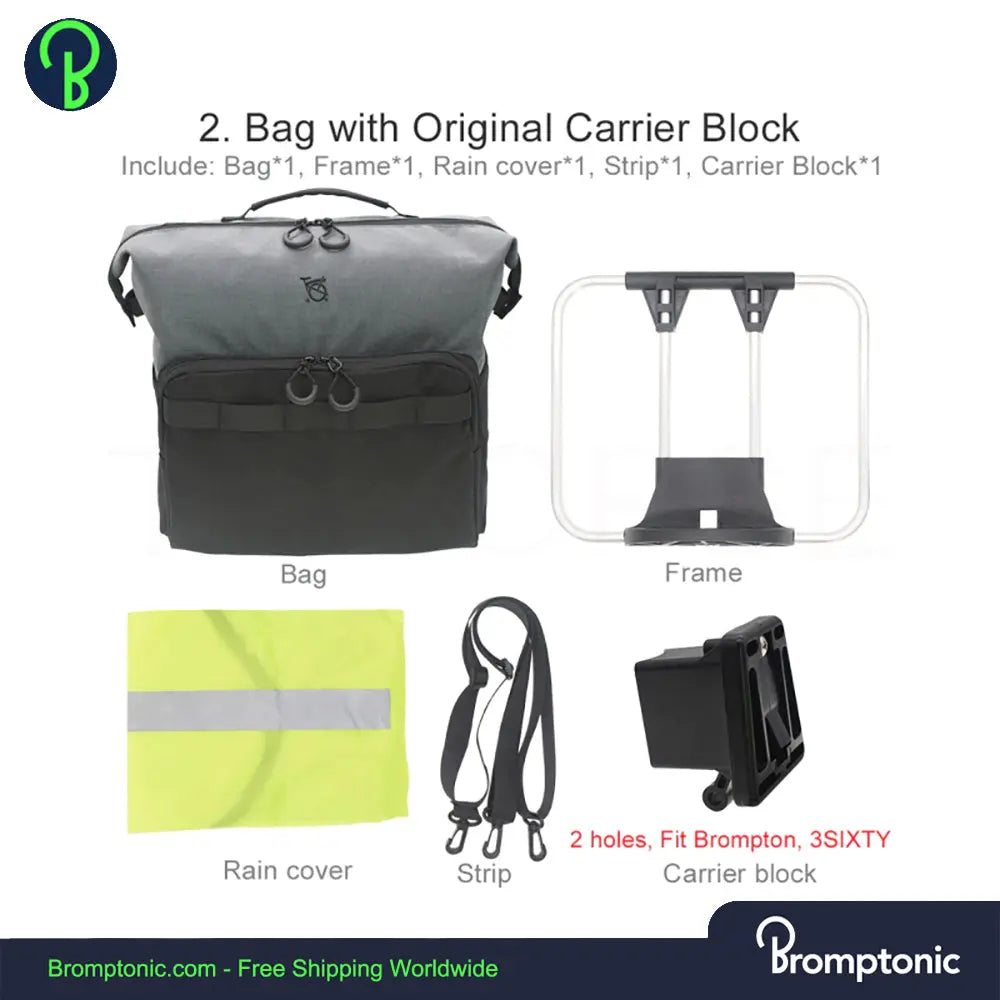 Brompton Backpack Bag - Shoulder Bag Bromptonic