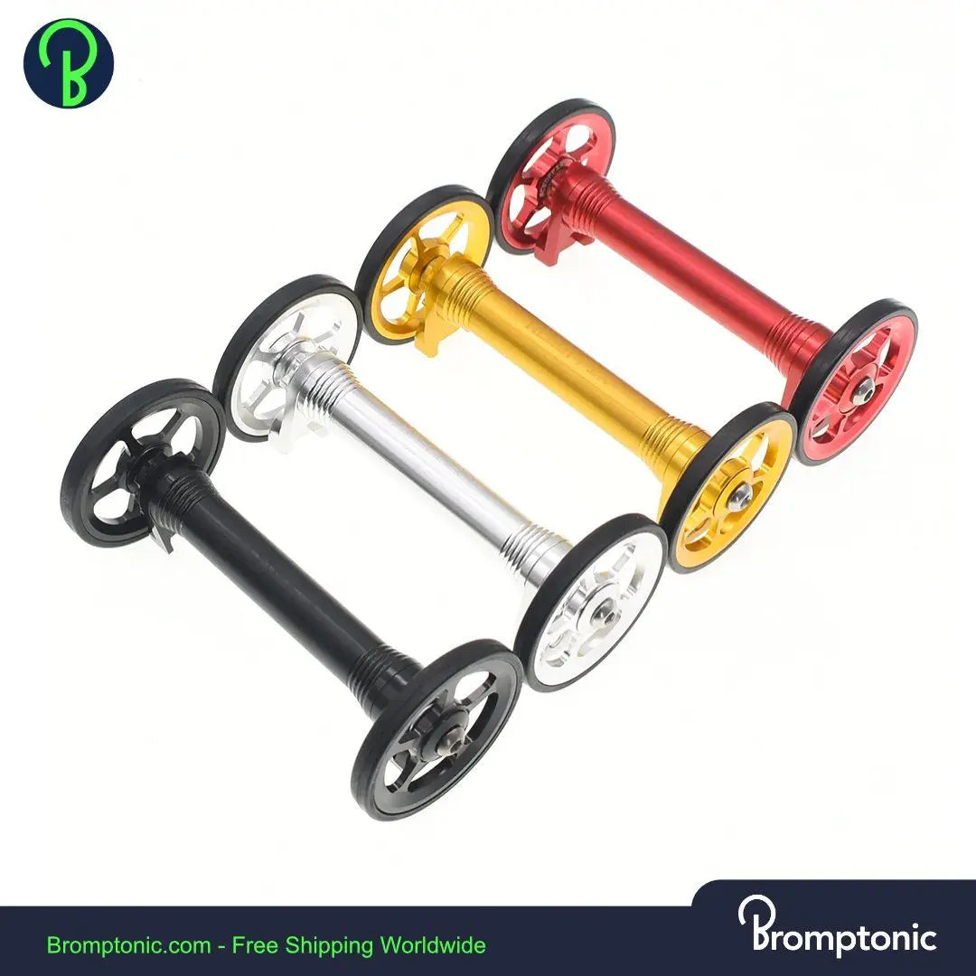 Brompton Bike Easy-Wheel Extender - Wheels or extender separate or complete Bromptonic