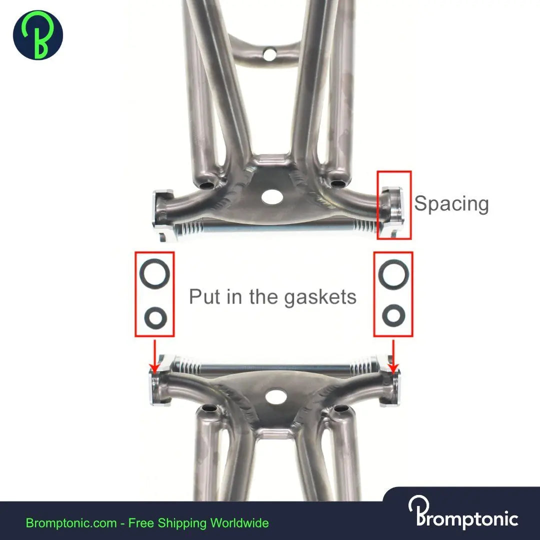 Brompton Bike Easy-Wheel Extender - Wheels or extender separate or complete Bromptonic