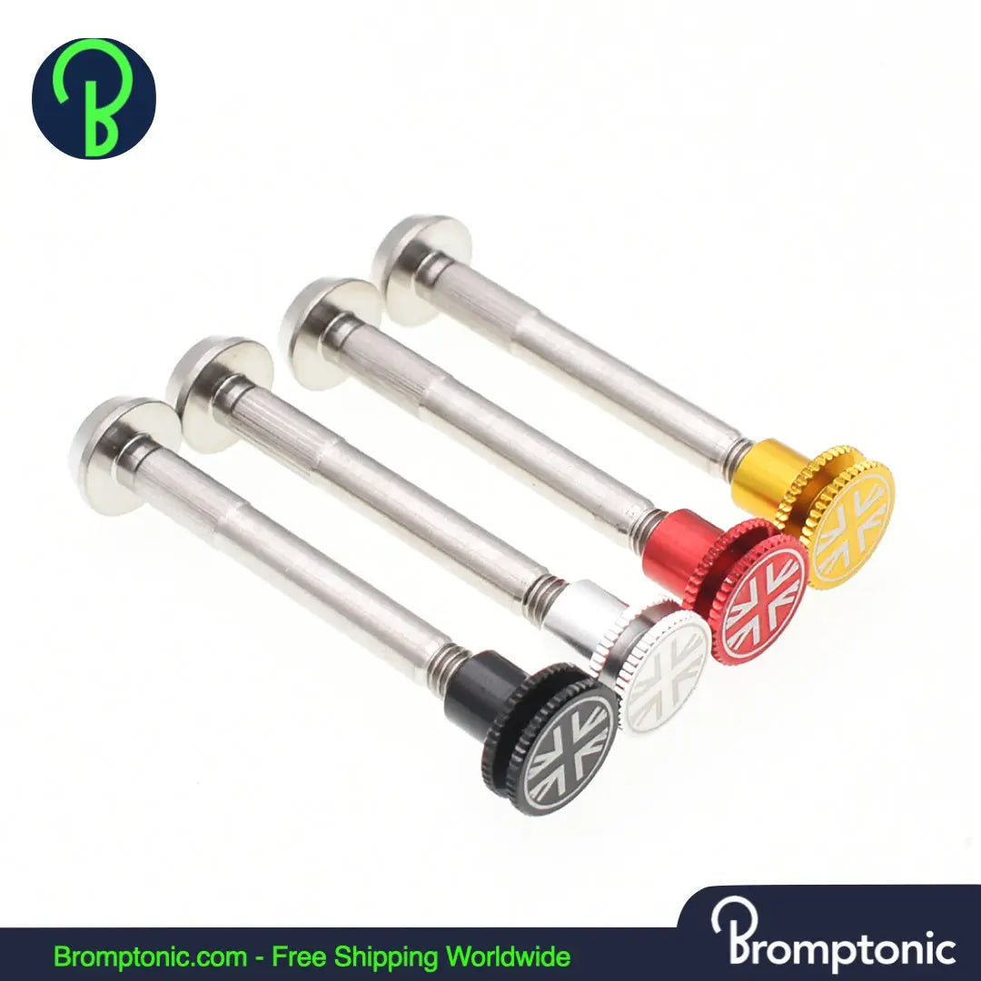 Brompton British Flag Titanium Bicycle Rear Shock Bolt 11g Suspension Screw Bromptonic