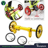 Brompton Easy Wheel Extension Rod - Wheels included Bromptonic