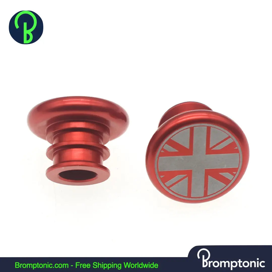 Brompton Handle Bar Grip End Plugs Bromptonic