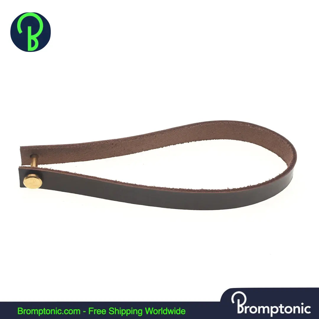 Brompton Leather Strip for quick release bag Bromptonic