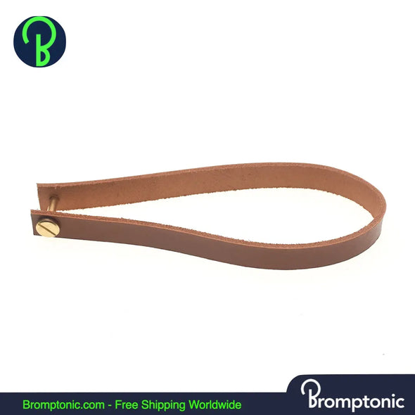 Brompton Leather Strip for quick release bag Bromptonic