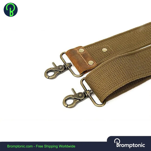 Brompton Retro Laptop Leather Bag Bromptonic