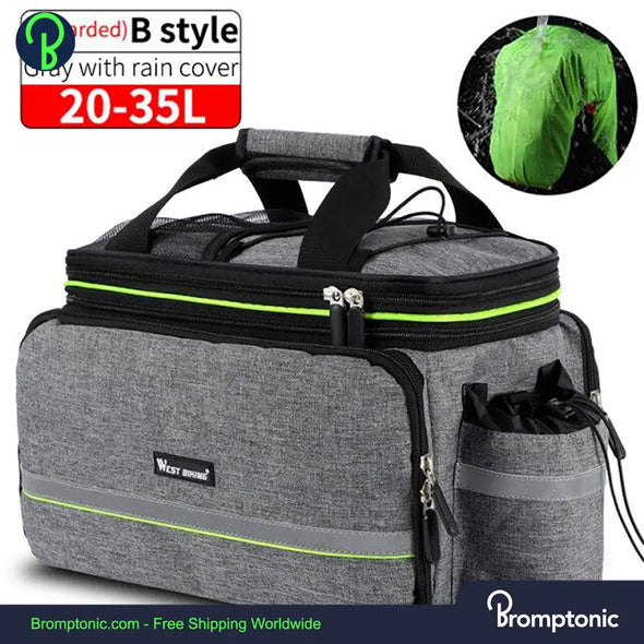 Brompton Waterproof Rear Rack Luggage Bromptonic